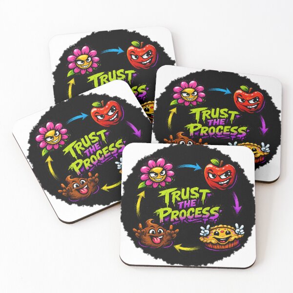 Item preview, Trust the Process – Funny Healthy Eating Motivation designed and sold by flashARTstudio.