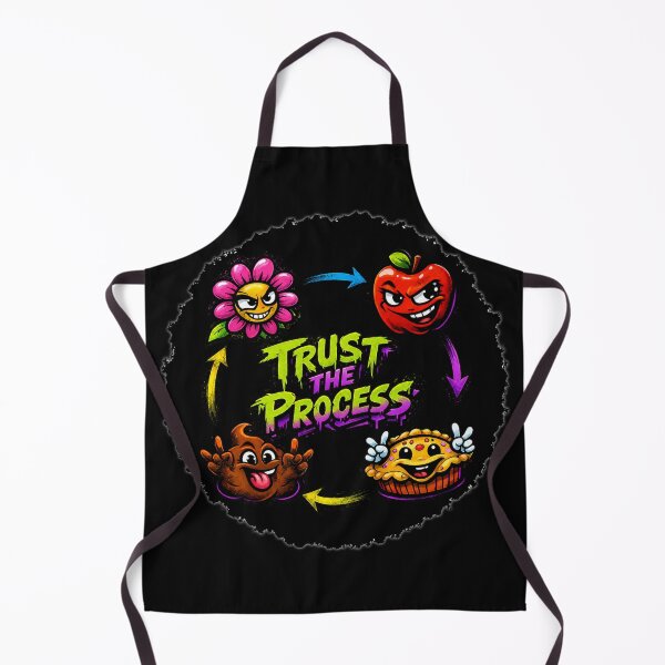 Item preview, Trust the Process – Funny Healthy Eating Motivation designed and sold by flashARTstudio.