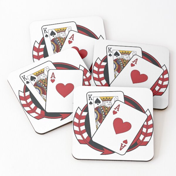 Item preview, Tactical Blackjack King and Ace Card Emblem designed and sold by CharlieDesings.