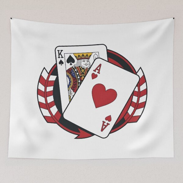Item preview, Tactical Blackjack King and Ace Card Emblem designed and sold by CharlieDesings.