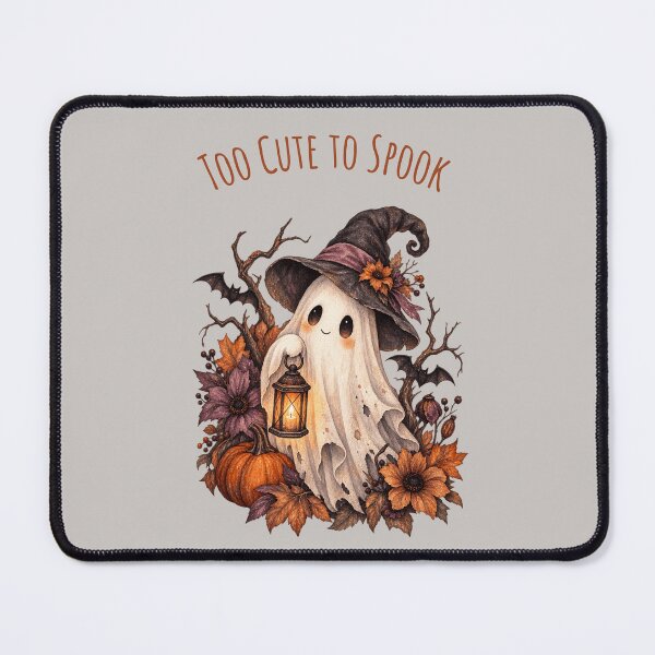 Item preview, Too Cute to Spook Halloween Ghost designed and sold by mycute-stickers.