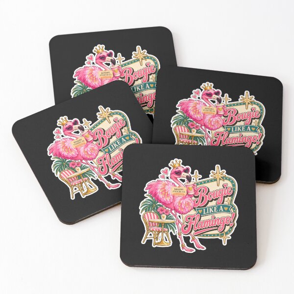 Item preview, BOUGIE LIKE A FLAMINGO! BY NAGGINGSTICKERSCO. BOUGIE LIKE FIFI! PINK FLAMINGO! COLLECTION | BLACK Edition | No.02 designed and sold by LaMaisonOfMY.