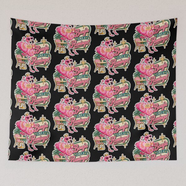Item preview, BOUGIE LIKE A FLAMINGO! BY NAGGINGSTICKERSCO. BOUGIE LIKE FIFI! PINK FLAMINGO! COLLECTION | BLACK Edition | No.02 designed and sold by LaMaisonOfMY.