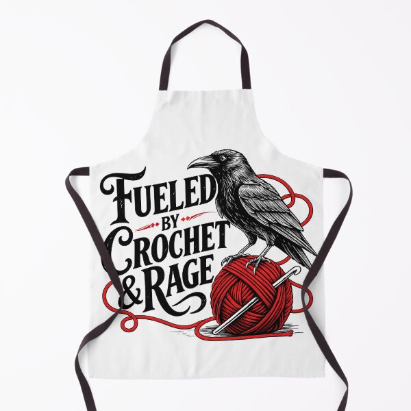 Item preview, Fueled By Crochet And Rage Funny Coven Crochet Yarn designed and sold by roni-harbor.
