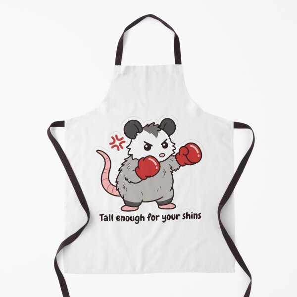 Item preview, Tall Enough For Your Shins Boxing Possum Short People Funny Angry Opossum Meme designed and sold by raedattia.