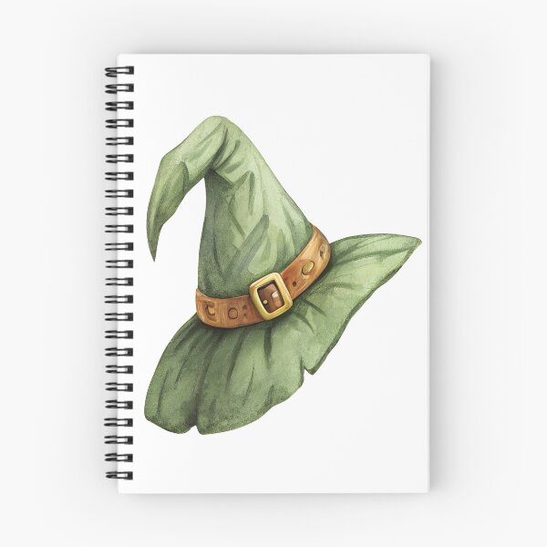 Item preview, Watercolor Green Witch Hat Halloween Art designed and sold by AlinaMel.