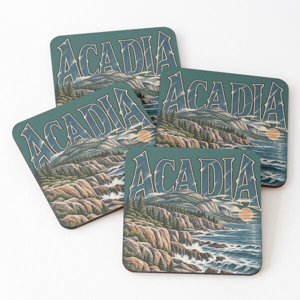 Item preview, ACADIA — WHERE LAND MEETS SEA designed and sold by KrungiT Design .