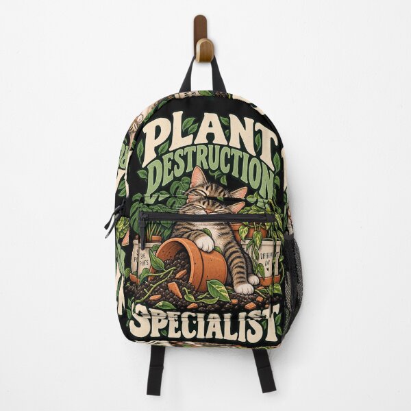 Item preview, Plant Destruction Specialist - Funny Cat Plant Lover Gift designed and sold by Ridaelb.
