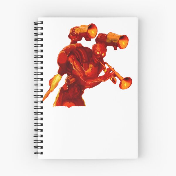 Item preview, The Doot of Doom Skeleton Playing Trumpet Halloween Design designed and sold by PirateCanvas.