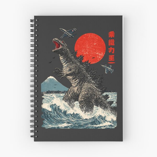 Item preview, Gojira Wrath of the Mountain Kaiju Battle Artwork Featuring Epic Monster Destruction designed and sold by Dahlak-Clothing.