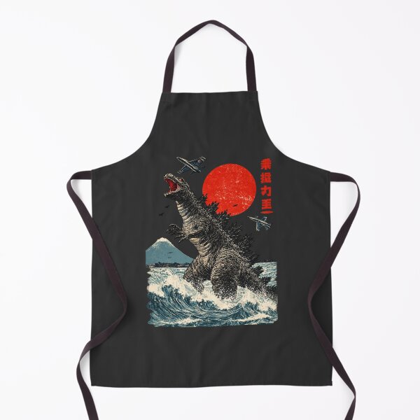 Item preview, Gojira Wrath of the Mountain Kaiju Battle Artwork Featuring Epic Monster Destruction designed and sold by Dahlak-Clothing.