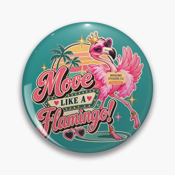 Item preview, MOVE LIKE A FLAMINGO! BY NAGGINGSTICKERSCO. BOUGIE LIKE FIFI! PINK FLAMINGO! COLLECTION | GREEN Edition | No.01 designed and sold by LaMaisonOfMY.