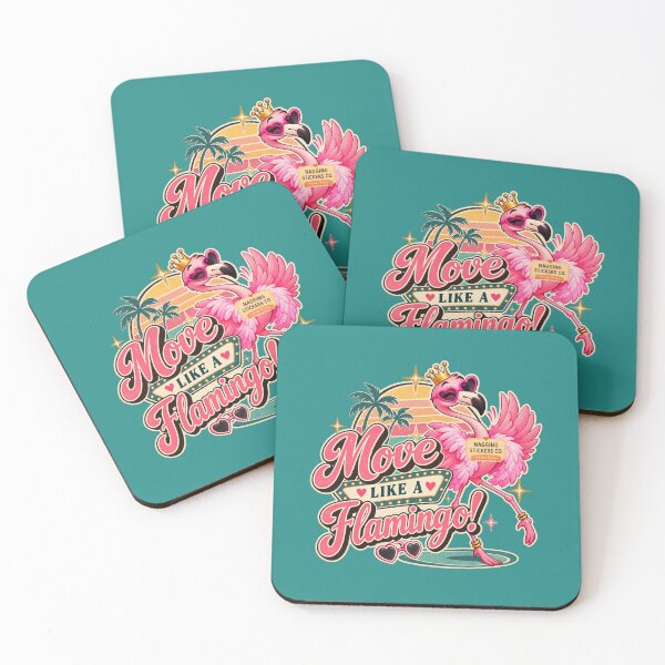 Item preview, MOVE LIKE A FLAMINGO! BY NAGGINGSTICKERSCO. BOUGIE LIKE FIFI! PINK FLAMINGO! COLLECTION | GREEN Edition | No.01 designed and sold by LaMaisonOfMY.