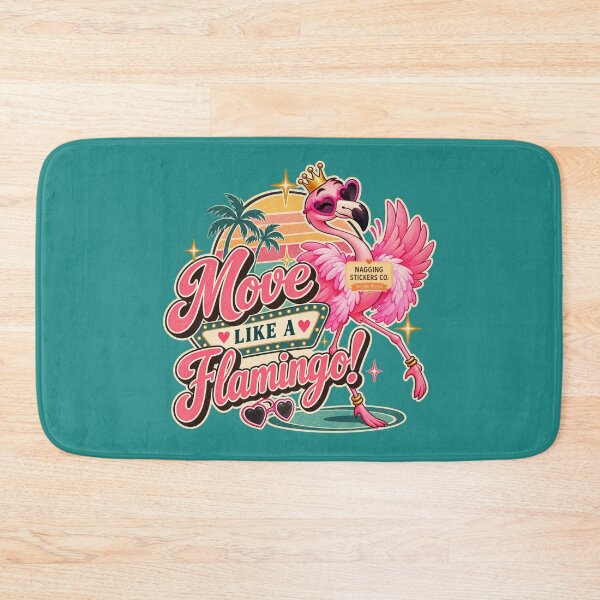 Item preview, MOVE LIKE A FLAMINGO! BY NAGGINGSTICKERSCO. BOUGIE LIKE FIFI! PINK FLAMINGO! COLLECTION | GREEN Edition | No.01 designed and sold by LaMaisonOfMY.