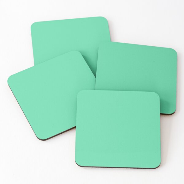 Item preview, Soft Turquoise Green Plain Solid Color designed and sold by Jeallan Designs.