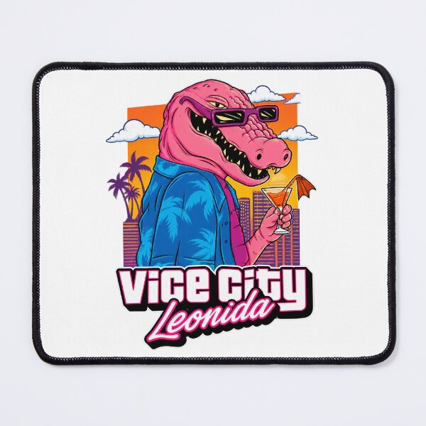 Item preview, Vice Leonida VI Retro Game Poster Art with Vintage Style designed and sold by Dahlak-Clothing.