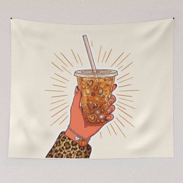 Item preview, Pumpkin Spice Latte Tees  Design / Cheetah Print / Tiktok Trend / Gem Stickers / Nails / Girly / Trending / Best Selling / Rhinestones / Bedazzled designed and sold by TeenLake.