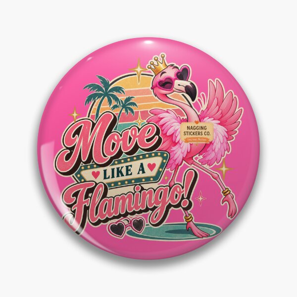 Item preview, MOVE LIKE A FLAMINGO! BY NAGGINGSTICKERSCO. BOUGIE LIKE FIFI! PINK FLAMINGO! COLLECTION | ELECTRIC PINK Edition | No.01 designed and sold by LaMaisonOfMY.