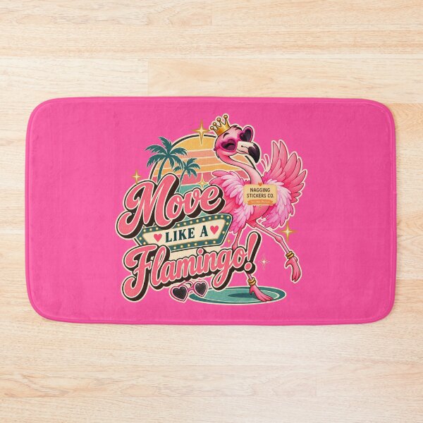 Item preview, MOVE LIKE A FLAMINGO! BY NAGGINGSTICKERSCO. BOUGIE LIKE FIFI! PINK FLAMINGO! COLLECTION | ELECTRIC PINK Edition | No.01 designed and sold by LaMaisonOfMY.