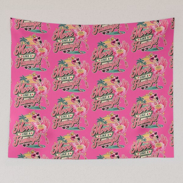Item preview, MOVE LIKE A FLAMINGO! BY NAGGINGSTICKERSCO. BOUGIE LIKE FIFI! PINK FLAMINGO! COLLECTION | ELECTRIC PINK Edition | No.01 designed and sold by LaMaisonOfMY.