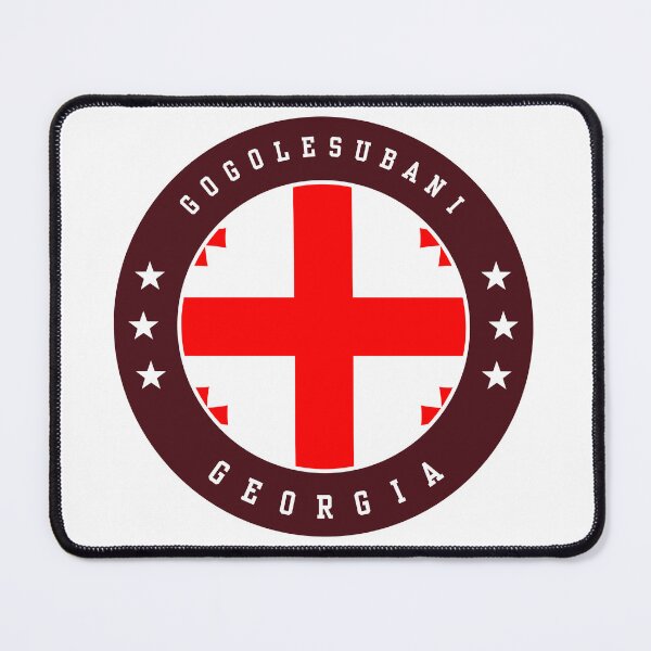 Item preview, Gogolesubani Georgia Georgian Flag Souvenir Round Badge Crest designed and sold by jeshands.