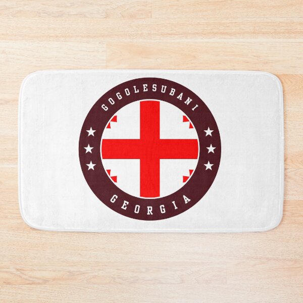 Item preview, Gogolesubani Georgia Georgian Flag Souvenir Round Badge Crest designed and sold by jeshands.