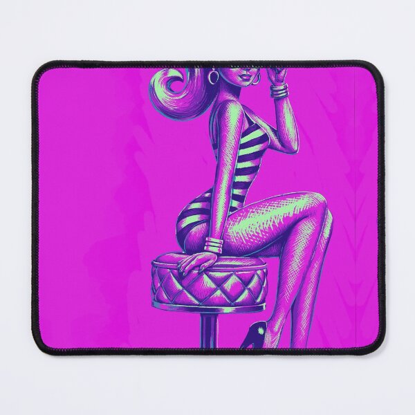 Item preview, Neon Pinup Girl Tee by Storey Art designed and sold by Storey Art.