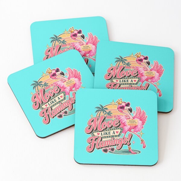 Item preview, MOVE LIKE A FLAMINGO! BY NAGGINGSTICKERSCO. BOUGIE LIKE FIFI! PINK FLAMINGO! COLLECTION | AQUA Edition | No.01 designed and sold by LaMaisonOfMY.