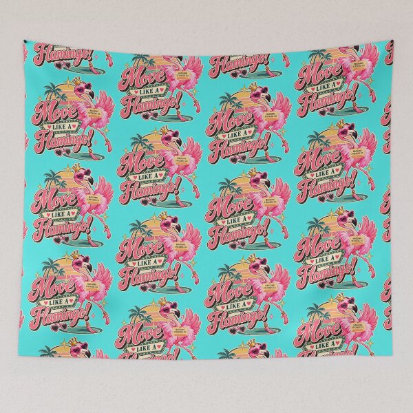 Item preview, MOVE LIKE A FLAMINGO! BY NAGGINGSTICKERSCO. BOUGIE LIKE FIFI! PINK FLAMINGO! COLLECTION | AQUA Edition | No.01 designed and sold by LaMaisonOfMY.
