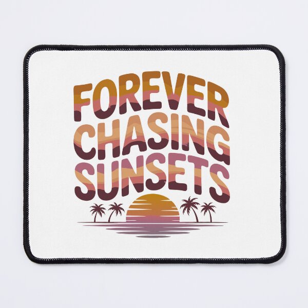 Item preview, Forever Chasing Sunsets Retro Sunset Palm Trees designed and sold by TRTrendyHouse.