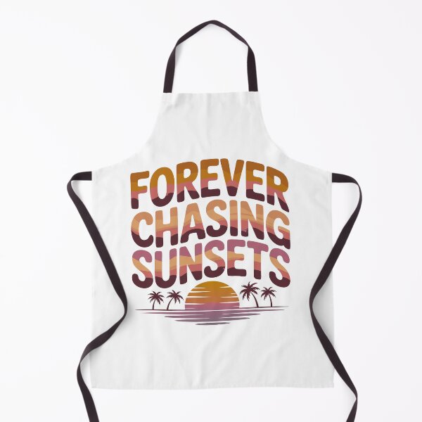 Item preview, Forever Chasing Sunsets Retro Sunset Palm Trees designed and sold by TRTrendyHouse.