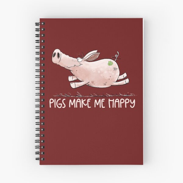 Item preview, Pigs Make Me Happy I Funny Lucky Pig designed and sold by modartis.