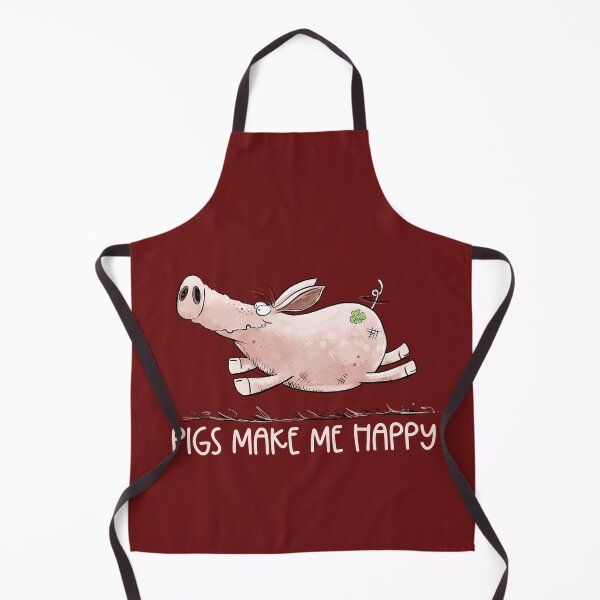 Item preview, Pigs Make Me Happy I Funny Lucky Pig designed and sold by modartis.