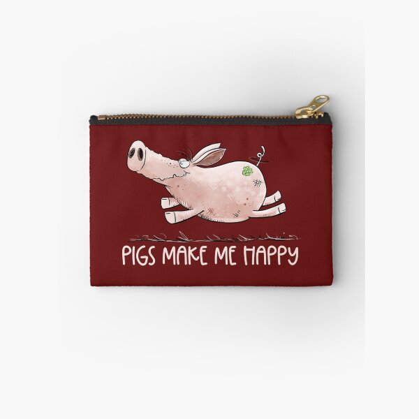 Item preview, Pigs Make Me Happy I Funny Lucky Pig designed and sold by modartis.