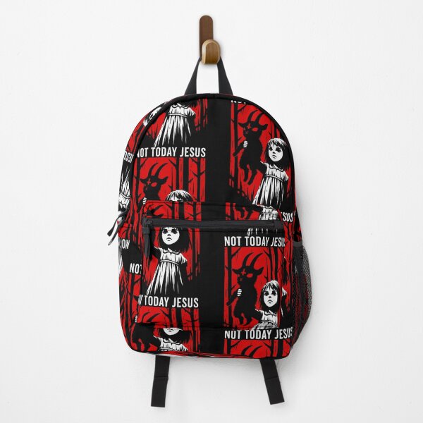 Item preview, Not Today Jesus Dark Horror Occult Goat Girl designed and sold by thefirstbroo.