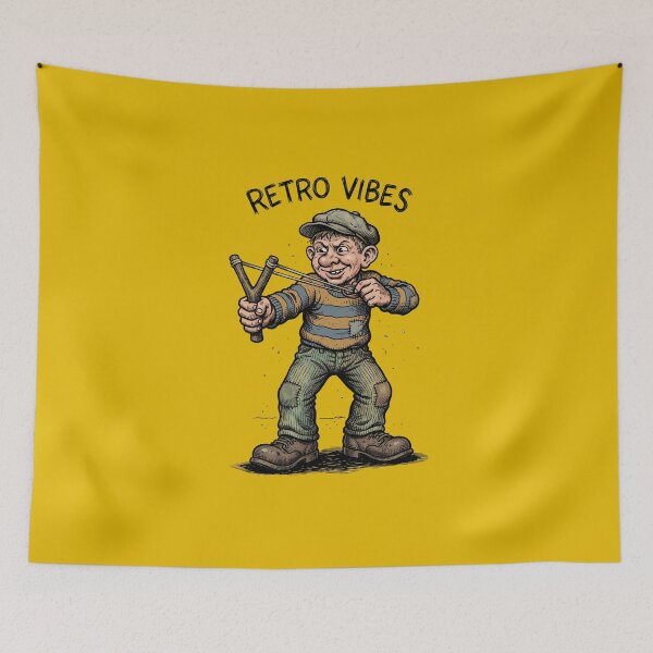 Item preview, Gutter Ballistics: Underground Comix Retro Slingshot Art designed and sold by FreiherrPK.