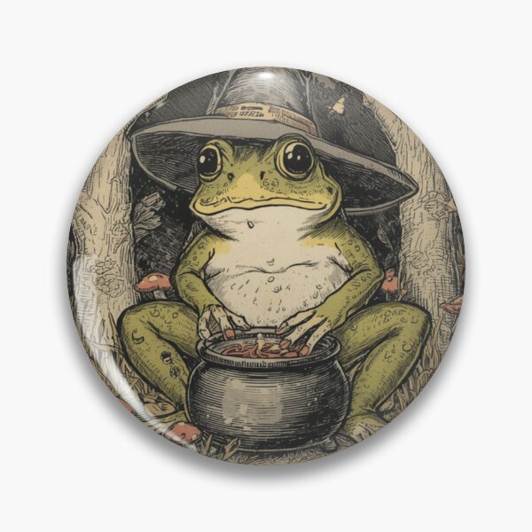 Item preview, Witchcore Frog Witch Potion designed and sold by ChicTrendz.