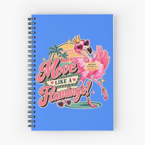 Item preview, MOVE LIKE A FLAMINGO! BY NAGGINGSTICKERSCO. BOUGIE LIKE FIFI! PINK FLAMINGO! COLLECTION | ELECTRIC BLUE Edition | No.01 designed and sold by LaMaisonOfMY.