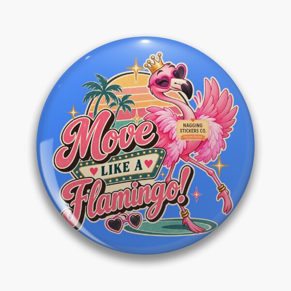 Artikelvorschau, BEWEG DICH WIE EIN FLAMINGO! VON NAGGINGSTICKERSCO. STILVOLL WIE FIFI! PINK FLAMINGO! KOLLEKTION | ELECTRIC BLUE Edition | Nr. 01 entworfen und verkauft von LaMaisonOfMY.