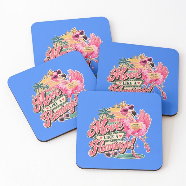 Item preview, MOVE LIKE A FLAMINGO! BY NAGGINGSTICKERSCO. BOUGIE LIKE FIFI! PINK FLAMINGO! COLLECTION | ELECTRIC BLUE Edition | No.01 designed and sold by LaMaisonOfMY.