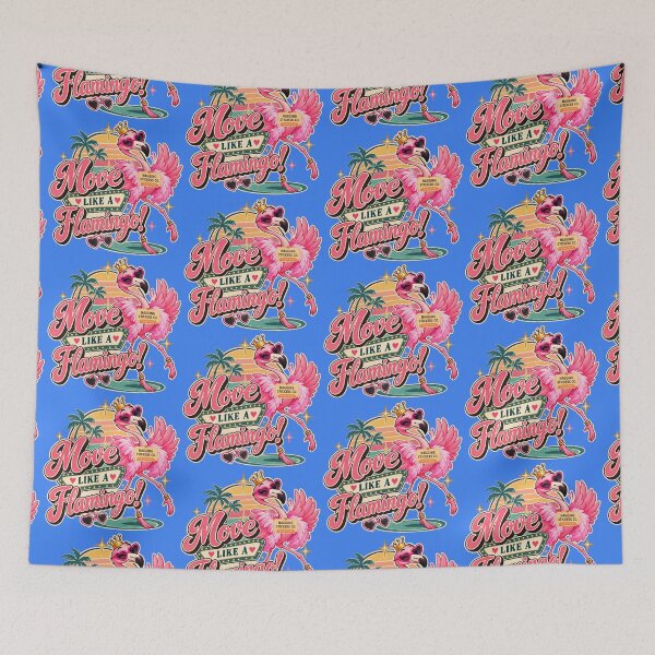 Item preview, MOVE LIKE A FLAMINGO! BY NAGGINGSTICKERSCO. BOUGIE LIKE FIFI! PINK FLAMINGO! COLLECTION | ELECTRIC BLUE Edition | No.01 designed and sold by LaMaisonOfMY.