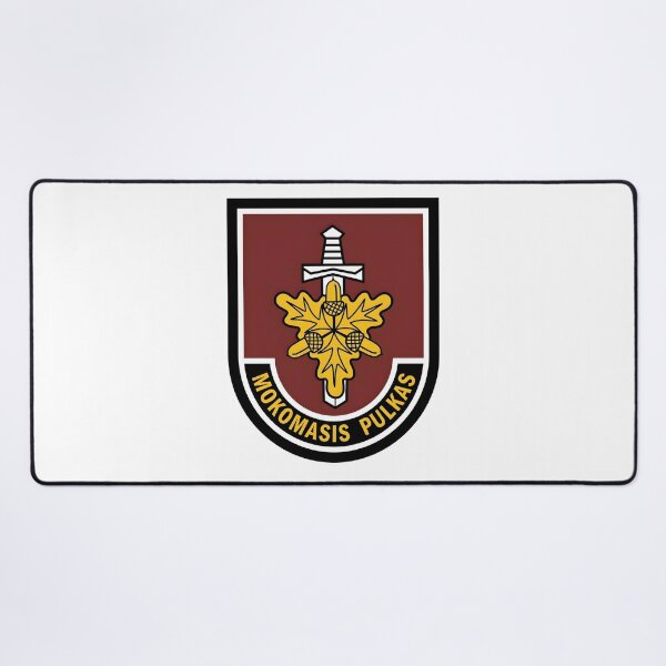 Item preview, Lithuanian Armed Forces Training Regiment "Mokomasis Pulkas" Patch designed and sold by CharlieDesings.