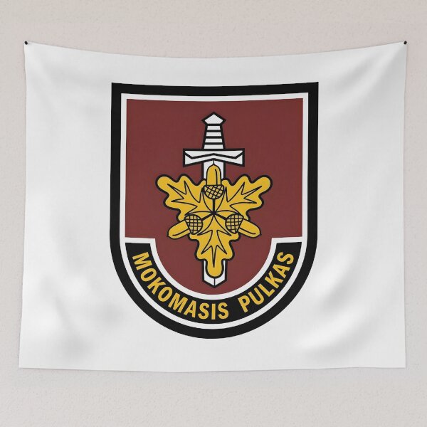 Item preview, Lithuanian Armed Forces Training Regiment "Mokomasis Pulkas" Patch designed and sold by CharlieDesings.