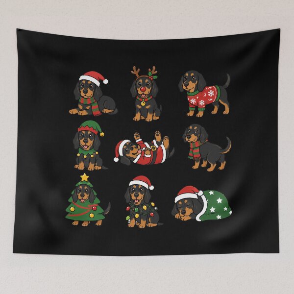 Item preview, Funny Black and Tan Coonhound Dog Christmas Holiday Xmas Mom Dad designed and sold by rafaeltto.