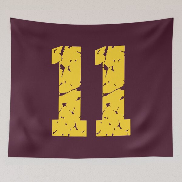 Item preview, Number 11, Yellow Eleven designed and sold by Jeallan Designs.