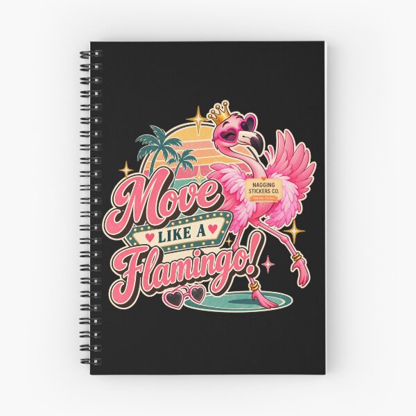 Item preview, MOVE LIKE A FLAMINGO! BY NAGGINGSTICKERSCO. BOUGIE LIKE FIFI! PINK FLAMINGO! COLLECTION | BLACK Edition | No.01 designed and sold by LaMaisonOfMY.
