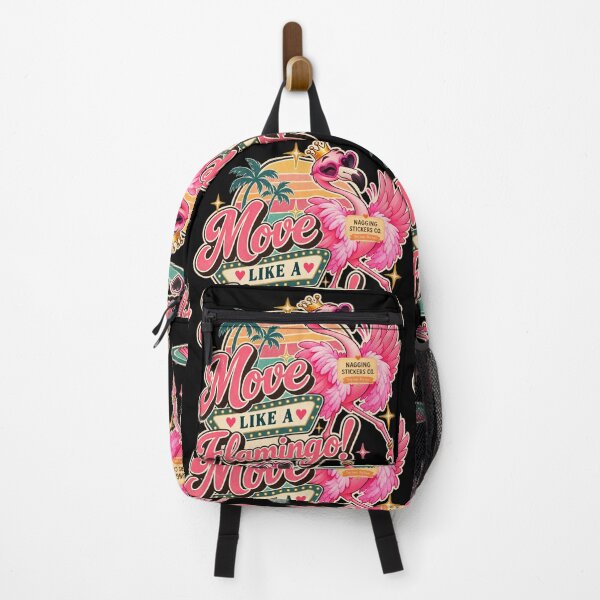 Item preview, MOVE LIKE A FLAMINGO! BY NAGGINGSTICKERSCO. BOUGIE LIKE FIFI! PINK FLAMINGO! COLLECTION | BLACK Edition | No.01 designed and sold by LaMaisonOfMY.