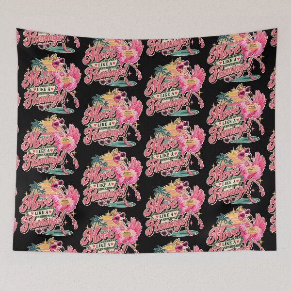 Item preview, MOVE LIKE A FLAMINGO! BY NAGGINGSTICKERSCO. BOUGIE LIKE FIFI! PINK FLAMINGO! COLLECTION | BLACK Edition | No.01 designed and sold by LaMaisonOfMY.