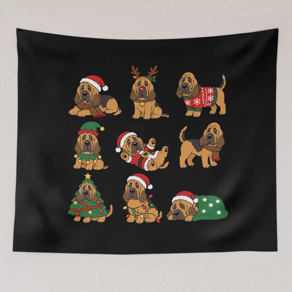 Item preview, Funny Bloodhound Dog Christmas Holiday Xmas Mom Dad designed and sold by rafaeltto.