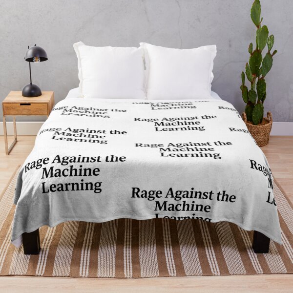 Aperçu de l'œuvre  Rage Against the Machine Learning créée et vendue par Leo Bennett.